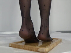 I Pee on My Beautiful Feet in Stockings