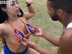 Enthousiasteling, Grote lul, Zwart, Sperma, Indisch, Tiener