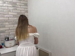 Leie, Blondine, Blasen, Besamung, Hardcore, Selbstgemacht, Pov