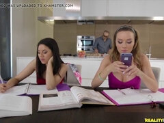 Capri Anderson & Shyla Jennings study each other's asses & bodies in HD session