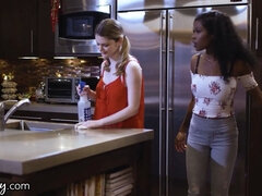 Girlsway something happened to Bunny Colby neighbor's sexual hunger