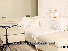 Boy realizes crave for bondage fetish together with sexy tutor