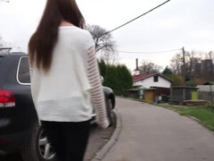 Dildo play in the car