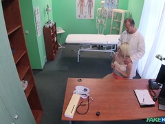 Gros seins, Médecin, Doigter, Infirmière, Bureau, Pov, Chatte, Uniforme