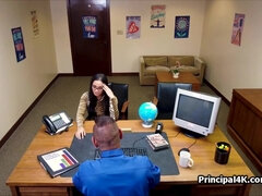 Fucking busty milf on office desk and in chair