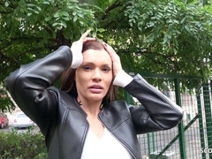 GERMAN SCOUT - SLIM ABS FITNESS MODEL KITANA SEDUCE TO FUCK AT REAL PICK UP STREET CASTING - Kitana lure