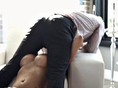 Green eyes, big boobs - creampie