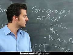 18 jahre, Blondine, Studentin, Hochschule, Schulmädchen, Student, Lehrer, Uniform