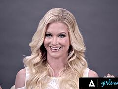 GIRLSWAY - Gorgeous Asian Ember Snow Has A Passionate Interracial Scissoring Fuck With A Hot Blonde