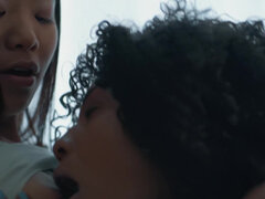 Hot Misty Stone and Asian Vina Sky in lesbian sex