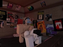 Hot Roblox babe gets wild with big dick guy in condo