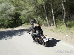 Biker chick Natalia Starr Wants Fuck & Anal