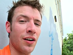 Amatør, Anal, Sort, Pik sutte, Sort, Homoseksuel, Udendørs, Offentlig