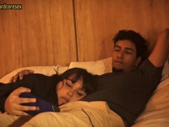 Sleepy Step Sister Blowjob Surprise - Alison Gonzalez Deep Throat Facial Cumshot