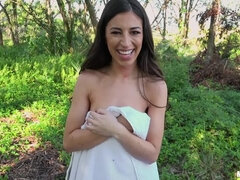 Stranded Latina Outdoor Fucking
