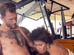 Anal, Pauzão, Jato de porra, Dupla penetração, Ao ar livre cartaz de rua outdoor, Xoxota, Sexo grupal a três