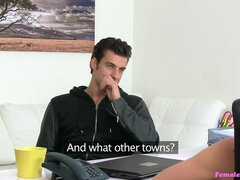 American Stud Cums on Agents Face