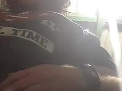 (slow Motion) - Showing My Tinder Date My Thick Flaccid Cock Before Our Date.