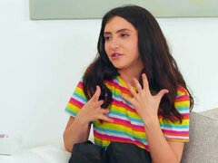 18, Blondin, Doggystyle, Olja, Liten och nätt, Fitta, Tonåring, Trekant