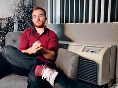 Go mtf pussyboy strapon fucks black dude after casting