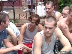 Bukkake, Striekanie semena, Gangbang, Gay