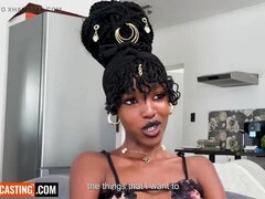 Big Tits Ebony Teen Gets Rough Hardcore Doggystyle In Amateur Casting Sex