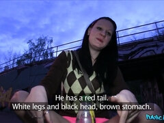 Amatør, Rumpe, Kjæreste, Runke, Onani, Utendørs, Synsvinkel, Offentlig