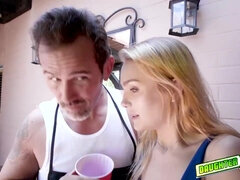 Blond, Pijpbeurt, Lul, Groep, Hardcore, Hd, Roodharige vrouw