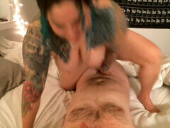 Amateur, Belle grosse femme bgf, Sucer une bite, Rondelette, Fille latino, Tatouage