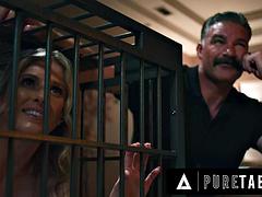 PURE TABOO Naive Nina White Finds MILF Neighbour Cory Chase LOCKED IN A CAGE By Creepy Husband!