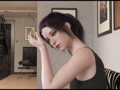 삼차원, 아마추어, 항문에서 입으로, 큰 엉덩이, 흑갈색 머리, 게임