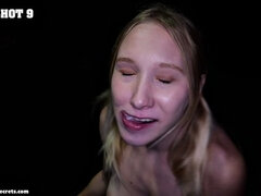 Szőke, Cumizás, Ondó fröcskölés, Mélytorok, Arcra élvezés, Egyedül, Nyelés