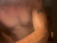 Strait Hard Dicked Disbee Jerks off and Cums Into His Undies