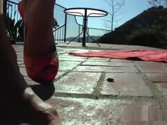 In den arsch, Blondine, Kehlenfick, Fetisch, Im freien, Muschi, Titten, Spielzeuge