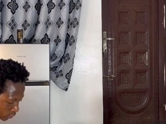 Afrykański, Czarny, Para, Gej, Ostro