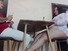 Stepbrothers Crave Touching Each Other Under The Table And End Up Fucking