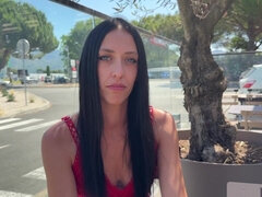 Amateur, Sucer une bite, Brunette brune, Queue, Hard, Hd