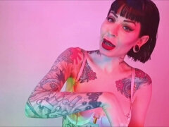 Beleza, Dominação, Mulher dominante, Humilhação, Amante, Solo chão, Tatuagem