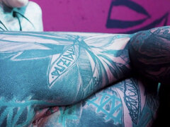 Solo Anal Fisting - Toys and Plugs for Tattoo Girl - Asshole Streching