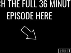 Tussi, Braunhaarige, Vollbusig, Frau, Lecken, Muschi, Arsch lecken, Weibliche ejakulation