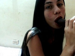 I secretly deep-throat my stepcousin's cock in my stepmom's place