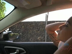 Bad, Braunhaarige, Lingerie, Höschen, Pov, Muschi, Rasiert, Titten