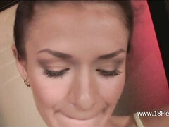 아마추어, 큰 음경, 오랄섹스, 흑갈색 머리, 자연의 가슴, 면도된, 빼빼한, 청소년