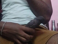 Africano, Amateur, Cuarto de baño, Verga grande, Pajear, Casero, Orinar, Solo