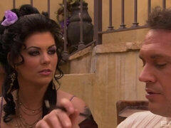 Veľké péro, Kuřba, Brunetka, Prstovanie, Podpätky, Stockings, Tetovanie