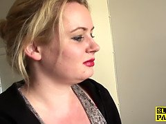 British bdsm fuckslut slapped and predominated