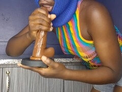 Anal, Beso negro, Culo grande, Ébano, Hotel, Masturbación, Mamá, Juguetes