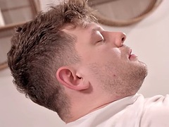 아시안, 귀여운, 에로틱, 마사지, 기름, 빨아들이는, 청소년, 젖가슴