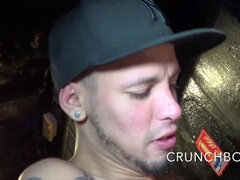 2121 Fucked Raw with Piss in Sling by Arab and Latino