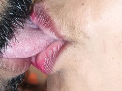 Hot Indian Housewife Pushpa Valli Deep Lip Kiss - Homemade 4K Tamil Maid Fantasy